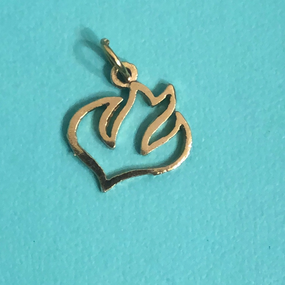 Gold plated pendant
